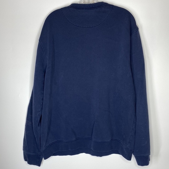 Vintage Nike Blue Crewneck Side Swoosh Crewneck Sweatshirt Grunge 90s Large - Picture 2 of 7